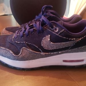 Mens no Denim allowed air max 1g NRGtxt blue like